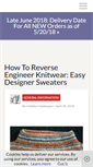 Mobile Screenshot of custom-costume-knits.com